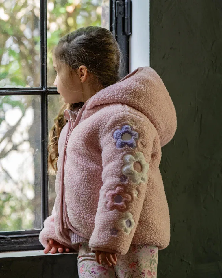 Fox & Finch FLOWER SHERPA JACKET 3-7 YRS