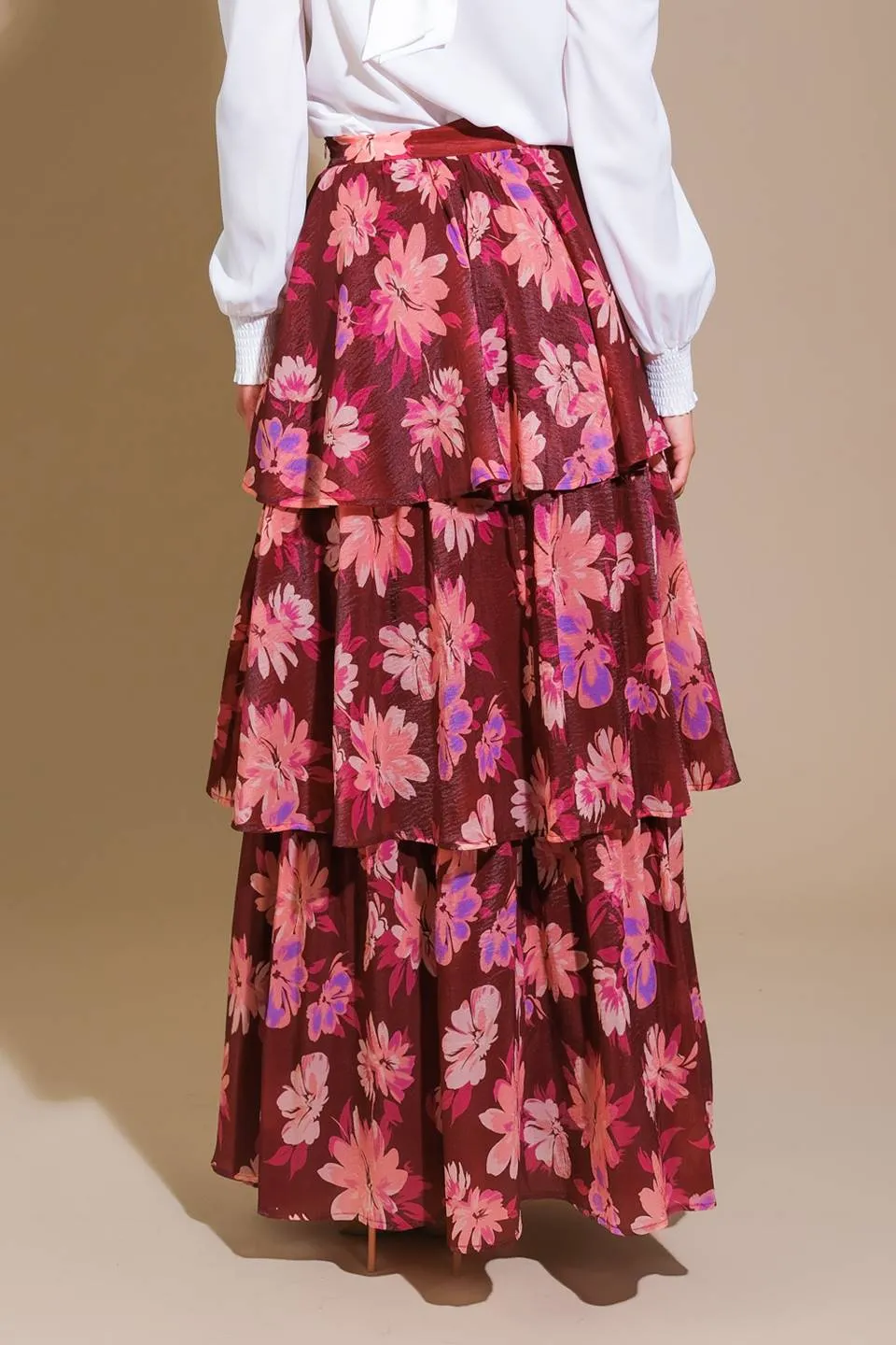 Garden Romance Woven Maxi Skirt