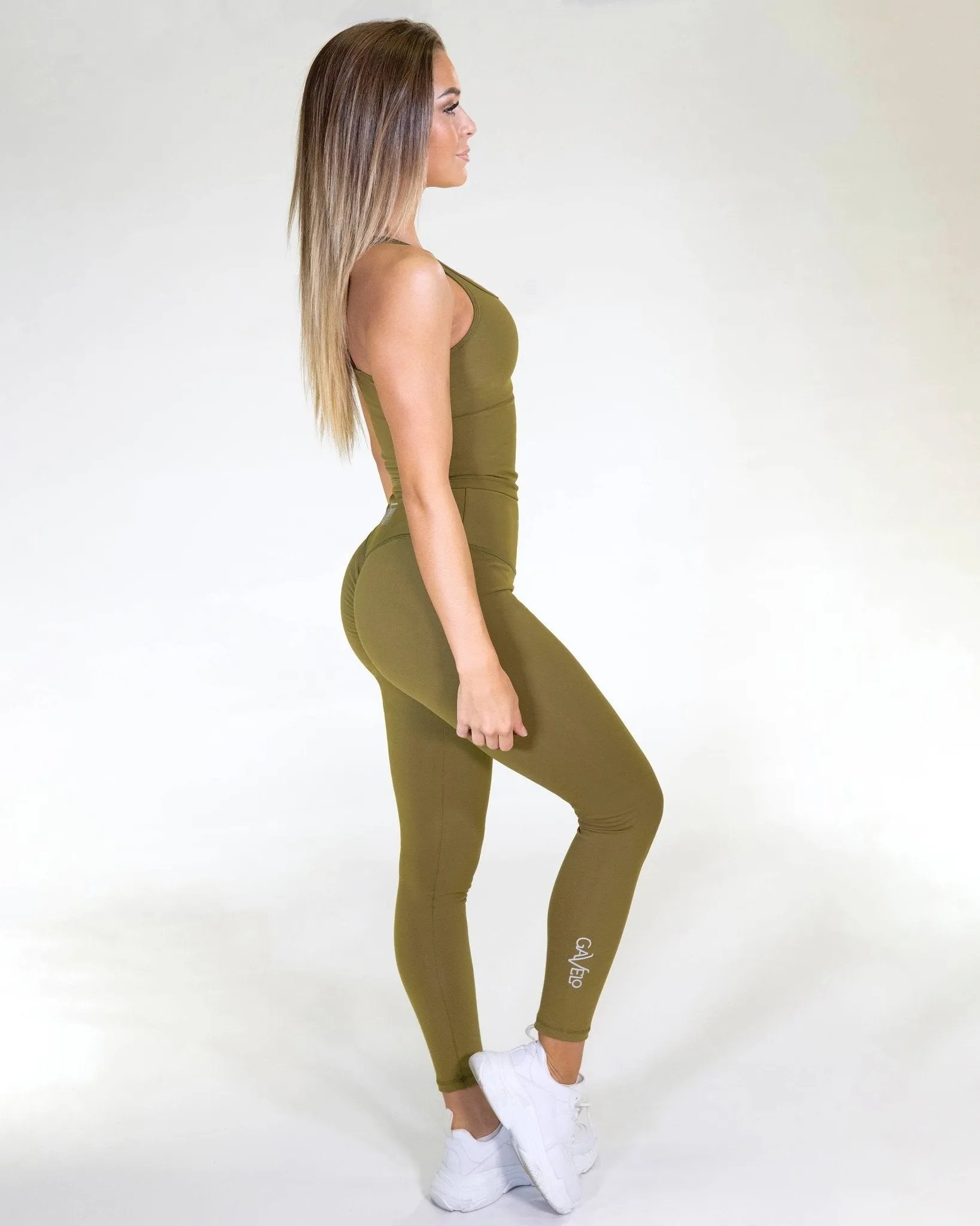 Gavelo POP Army Green Scrunch Leggings