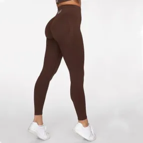 Gavelo Seamless Booster Leggings - Chicory Coffee