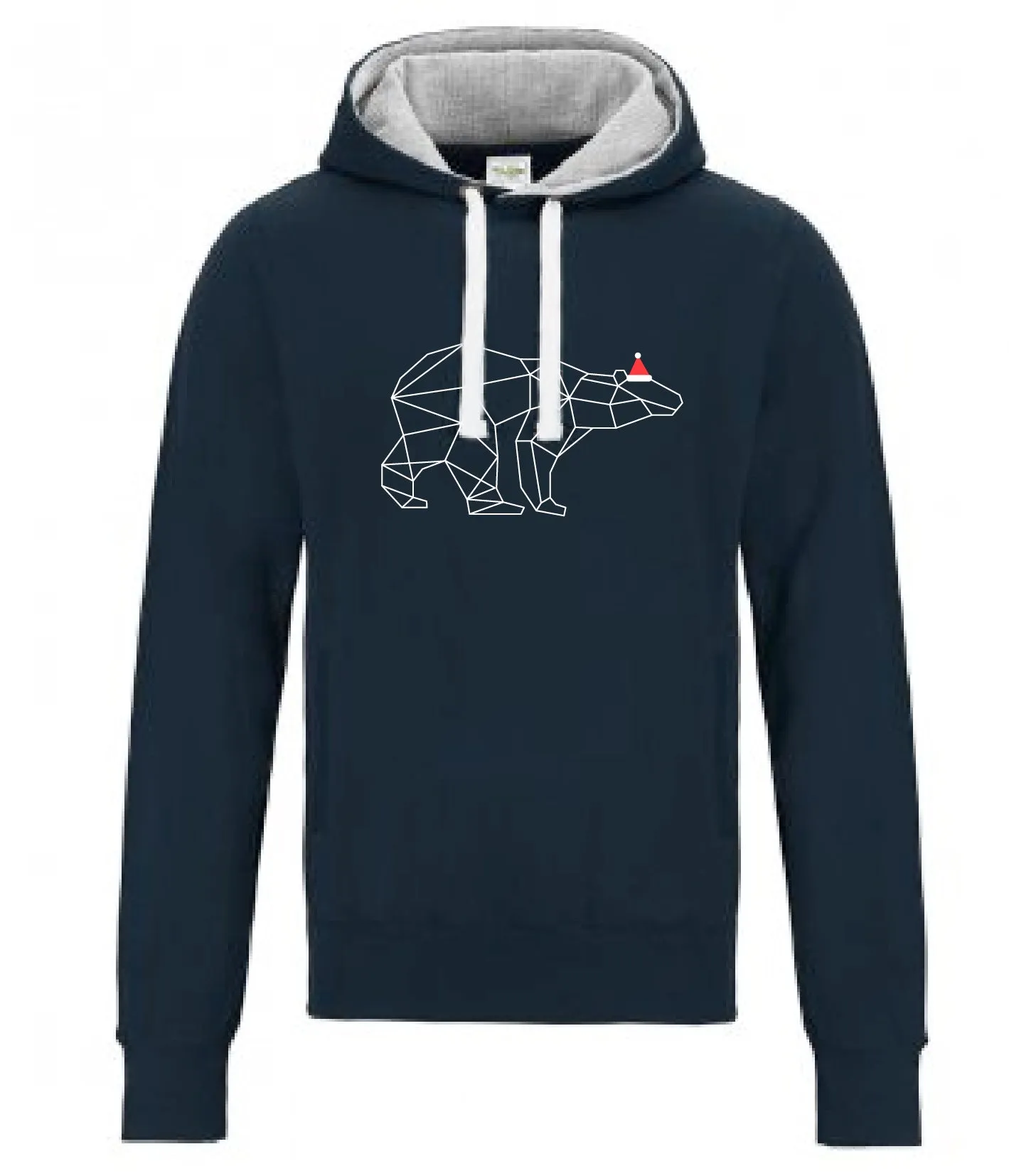Geometric Polar Bear - Chunky Hoodie