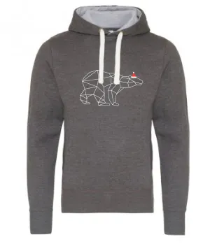Geometric Polar Bear - Chunky Hoodie