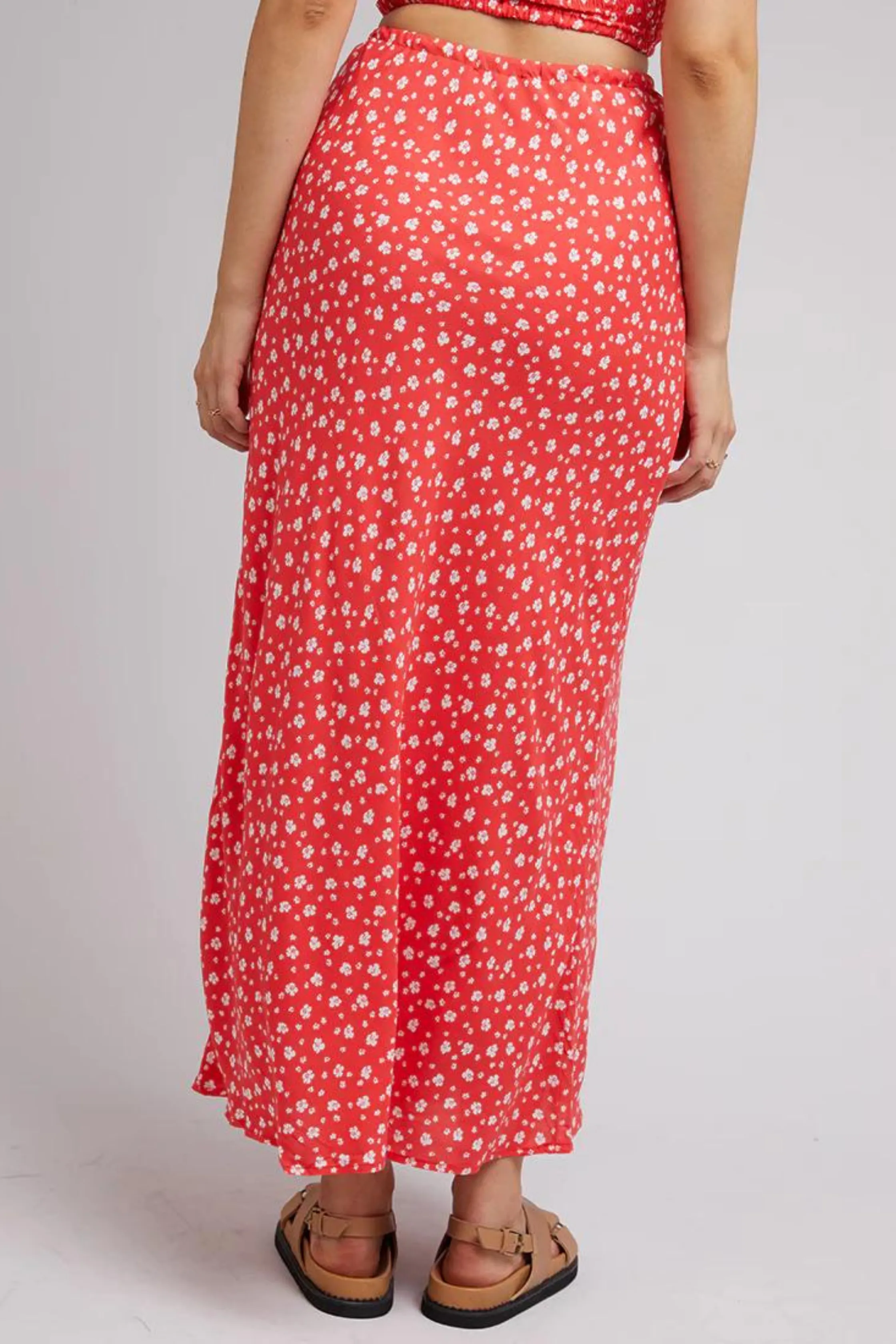 GIGI FLORAL MAXI SKIRT - Print