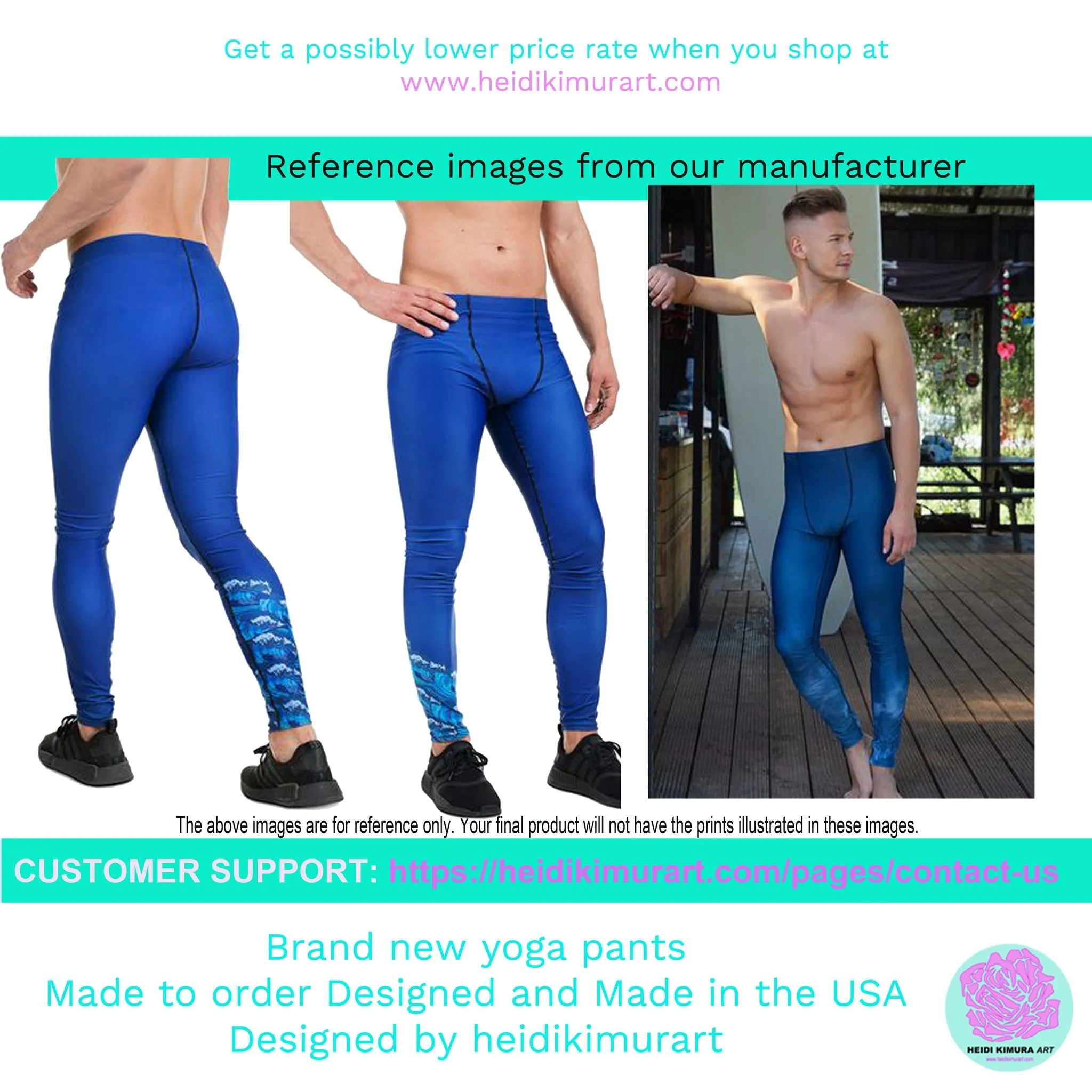 Grey White Abstract Best Meggings, Designer Abstract Running Tights For Men-Made in USA/EU/MX