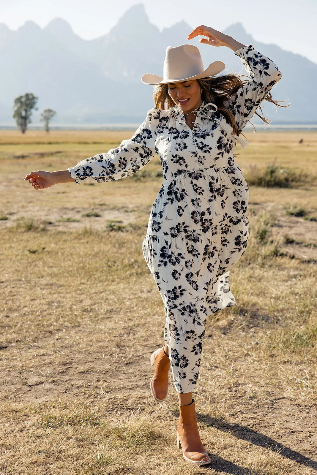 Guiding Us Home Floral Midi