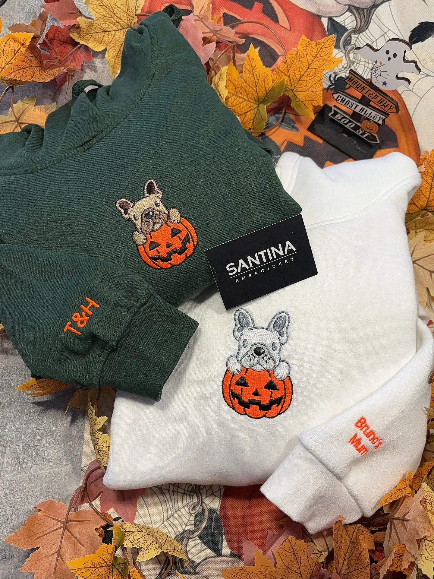HALLOWEEN cute Pumpkin dog sweatshirt / hoodie