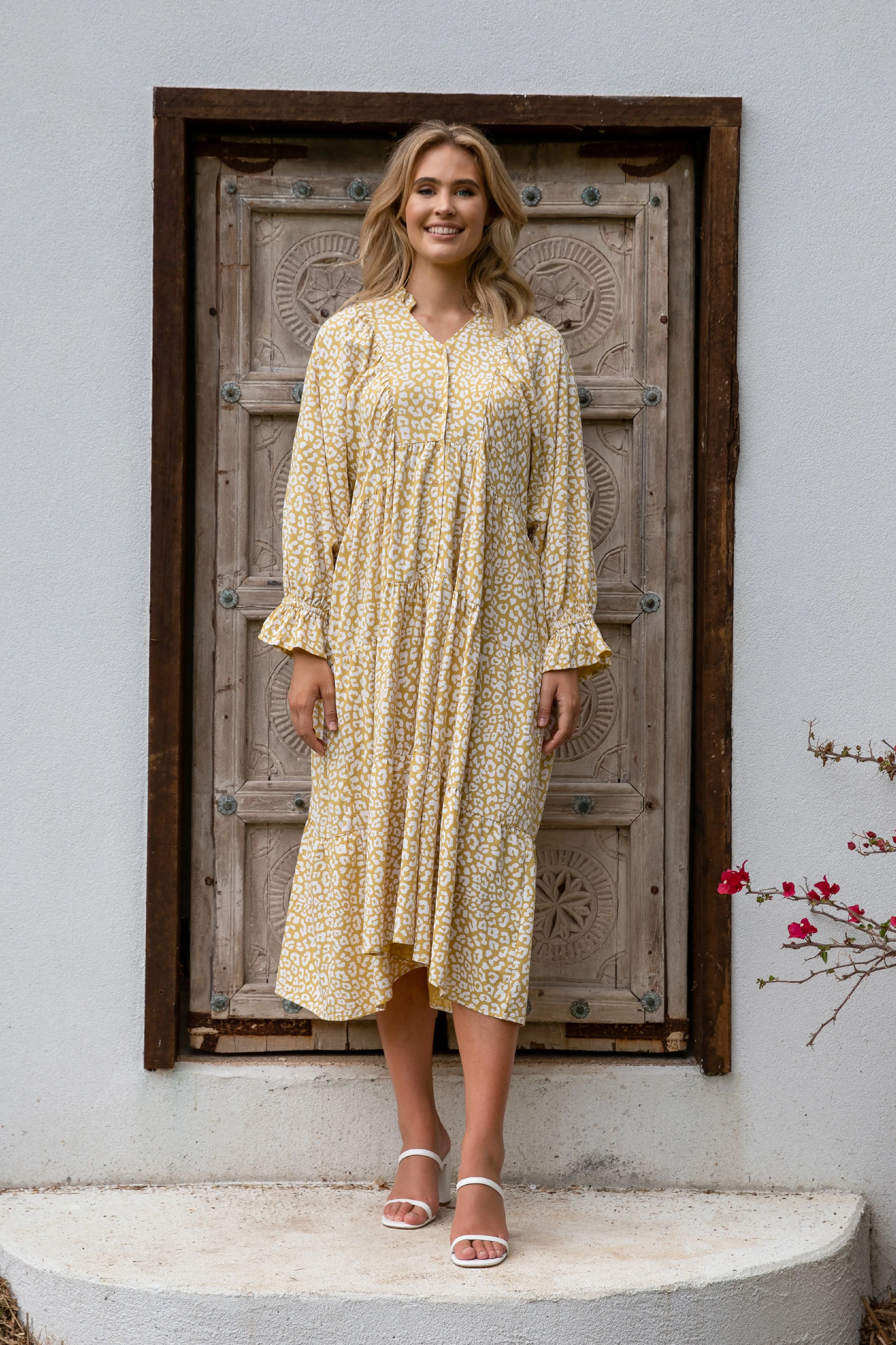 Harvest Maxi Dress | Dawn Leopard | FINAL SALE