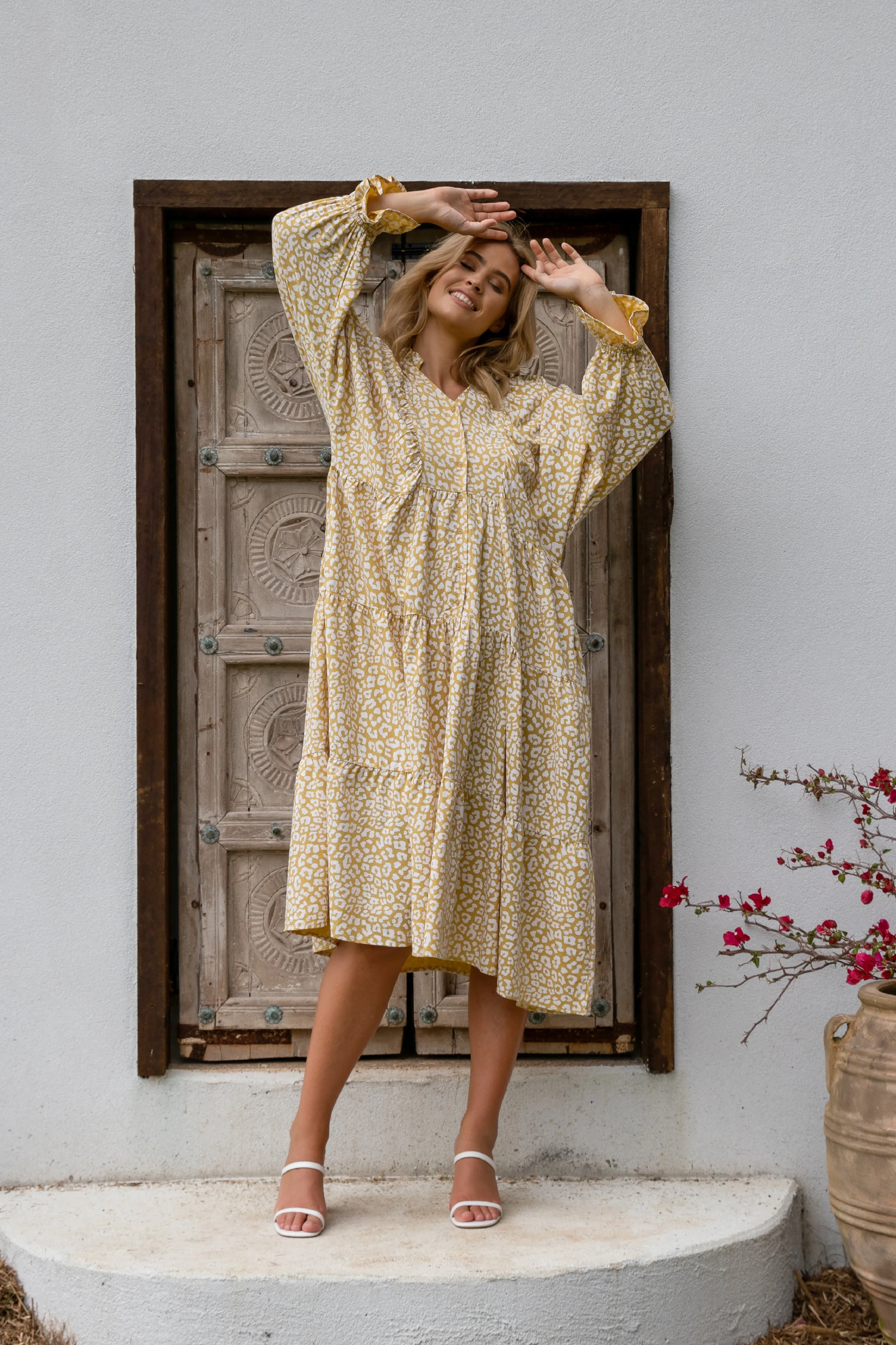 Harvest Maxi Dress | Dawn Leopard | FINAL SALE