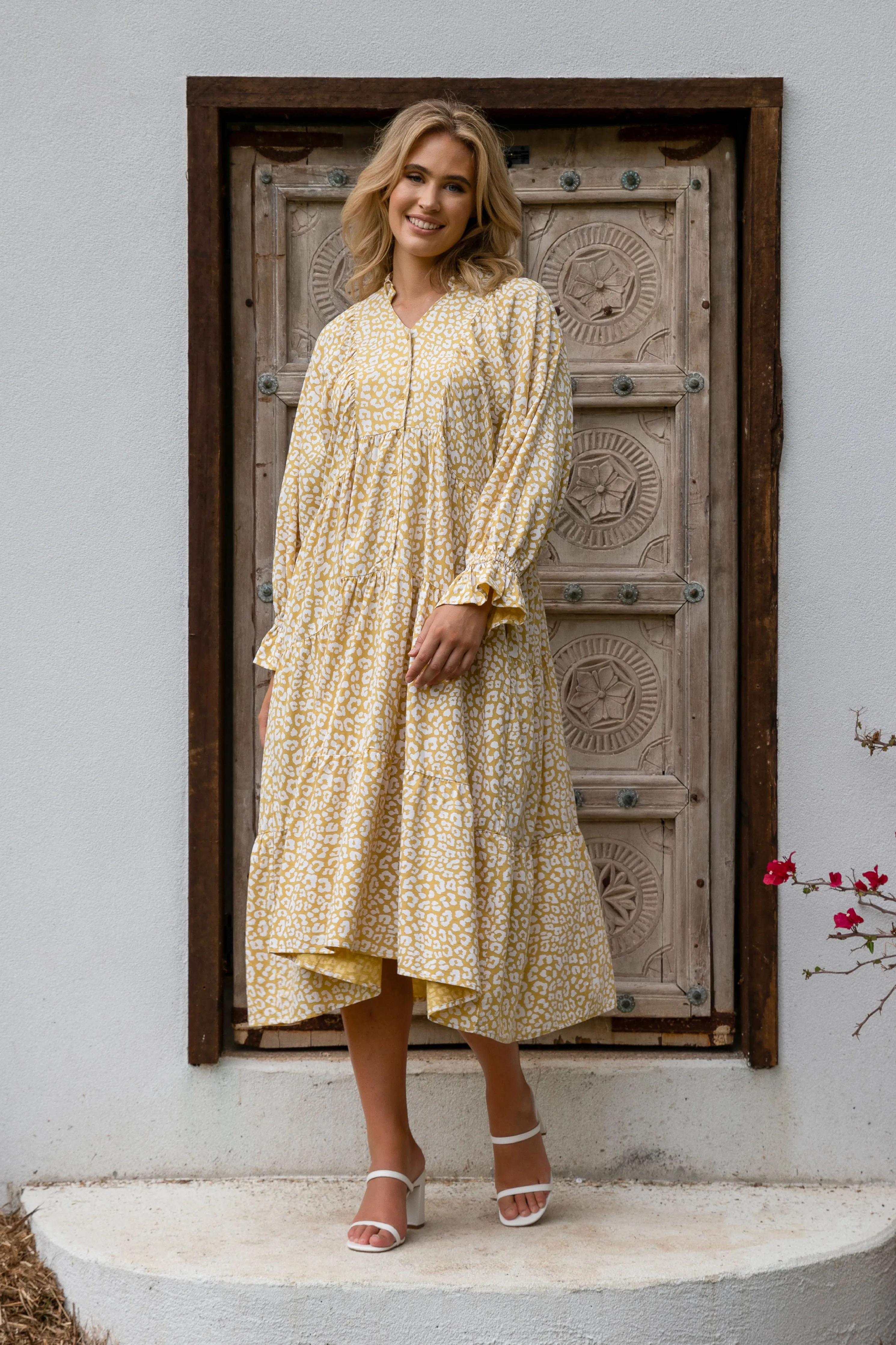 Harvest Maxi Dress | Dawn Leopard | FINAL SALE