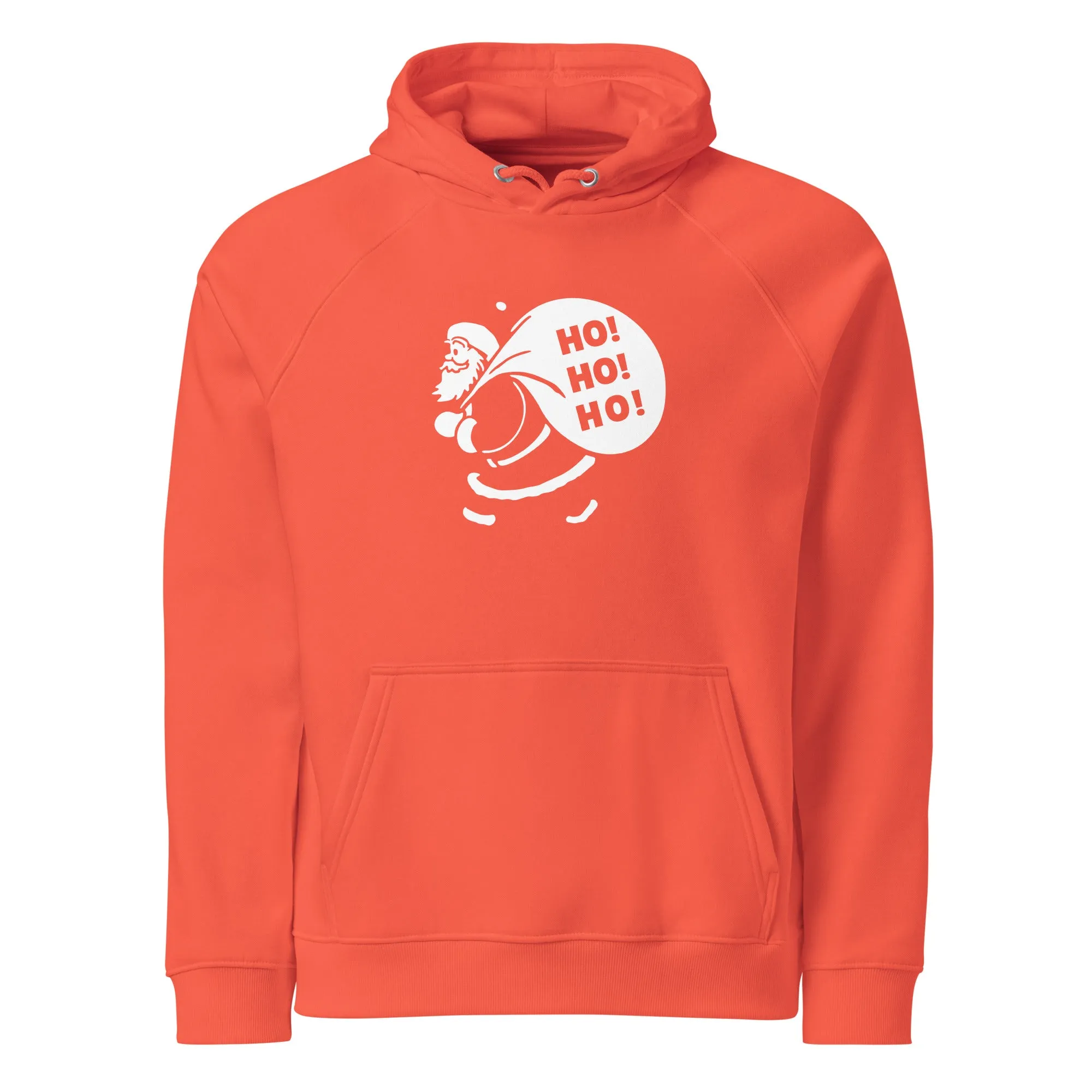 Ho Ho Ho! It's Santa! Graphics Men Eco Raglan Hoodie