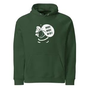Ho Ho Ho! It's Santa! Graphics Men Eco Raglan Hoodie