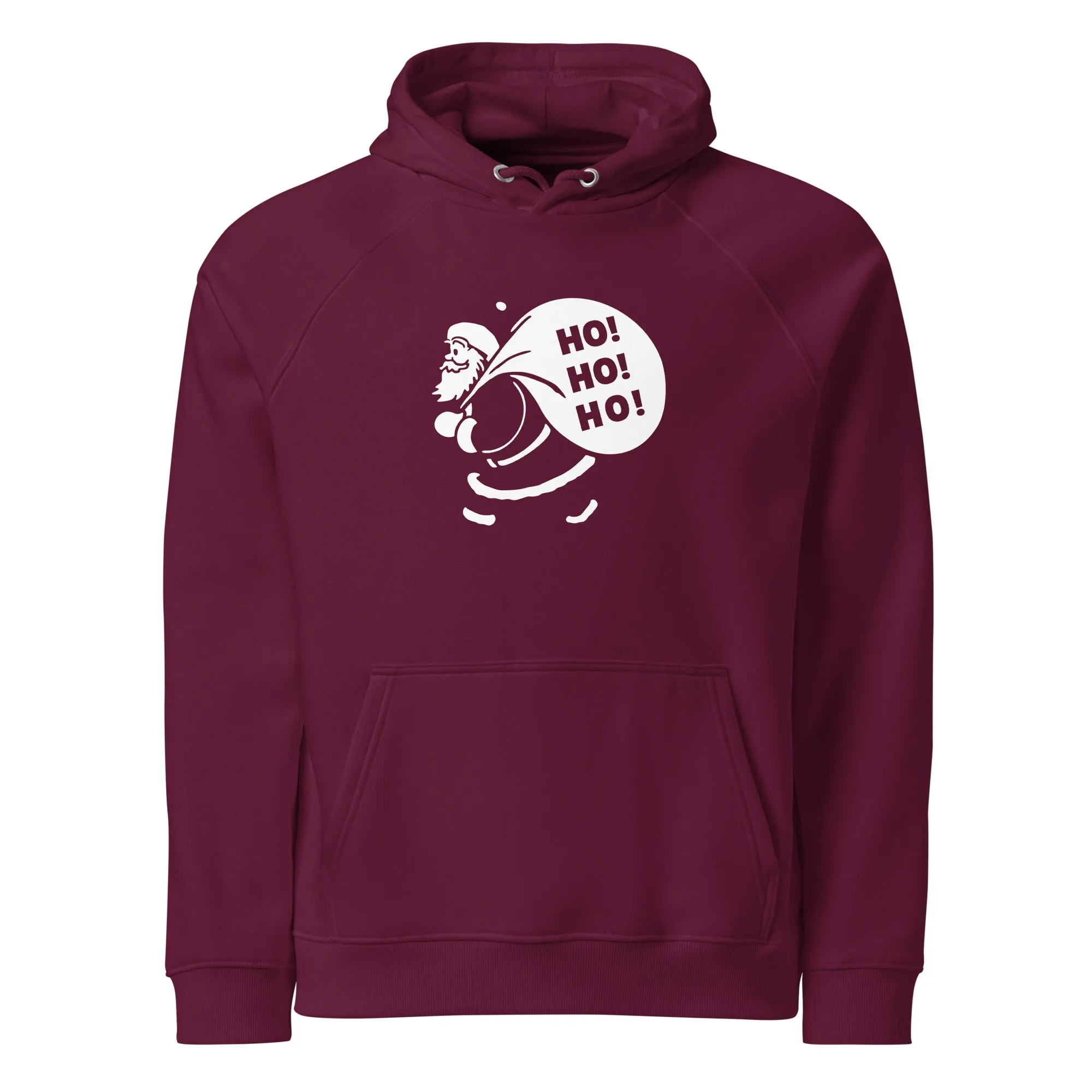 Ho Ho Ho! It's Santa! Graphics Men Eco Raglan Hoodie