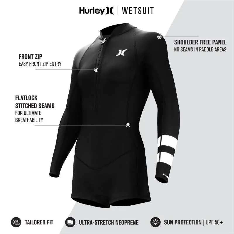 Hurley Fusion Wetsuits Women 202 Long Sleeve Bodysuit