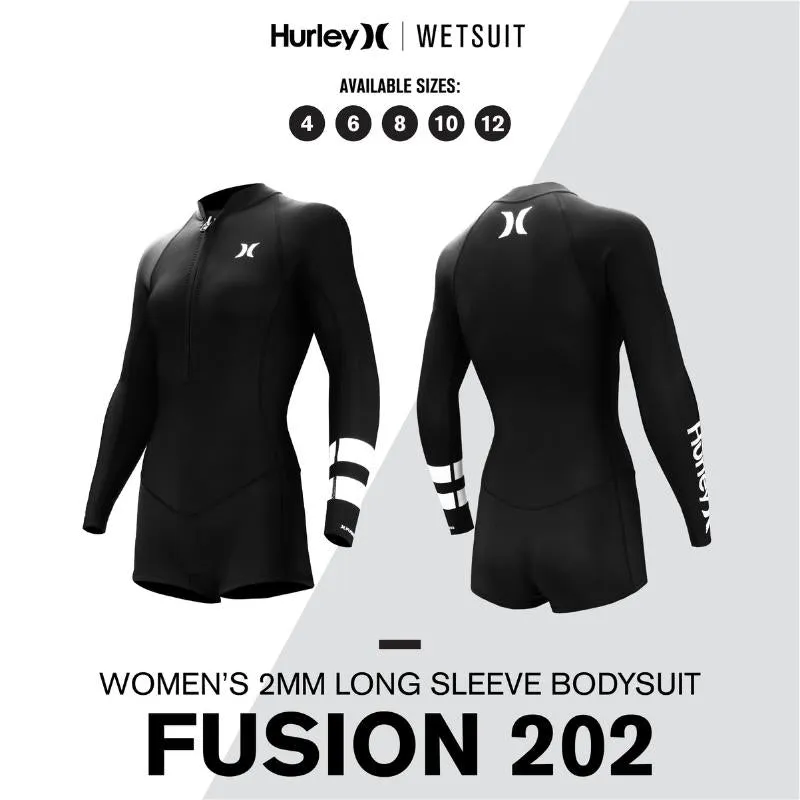 Hurley Fusion Wetsuits Women 202 Long Sleeve Bodysuit