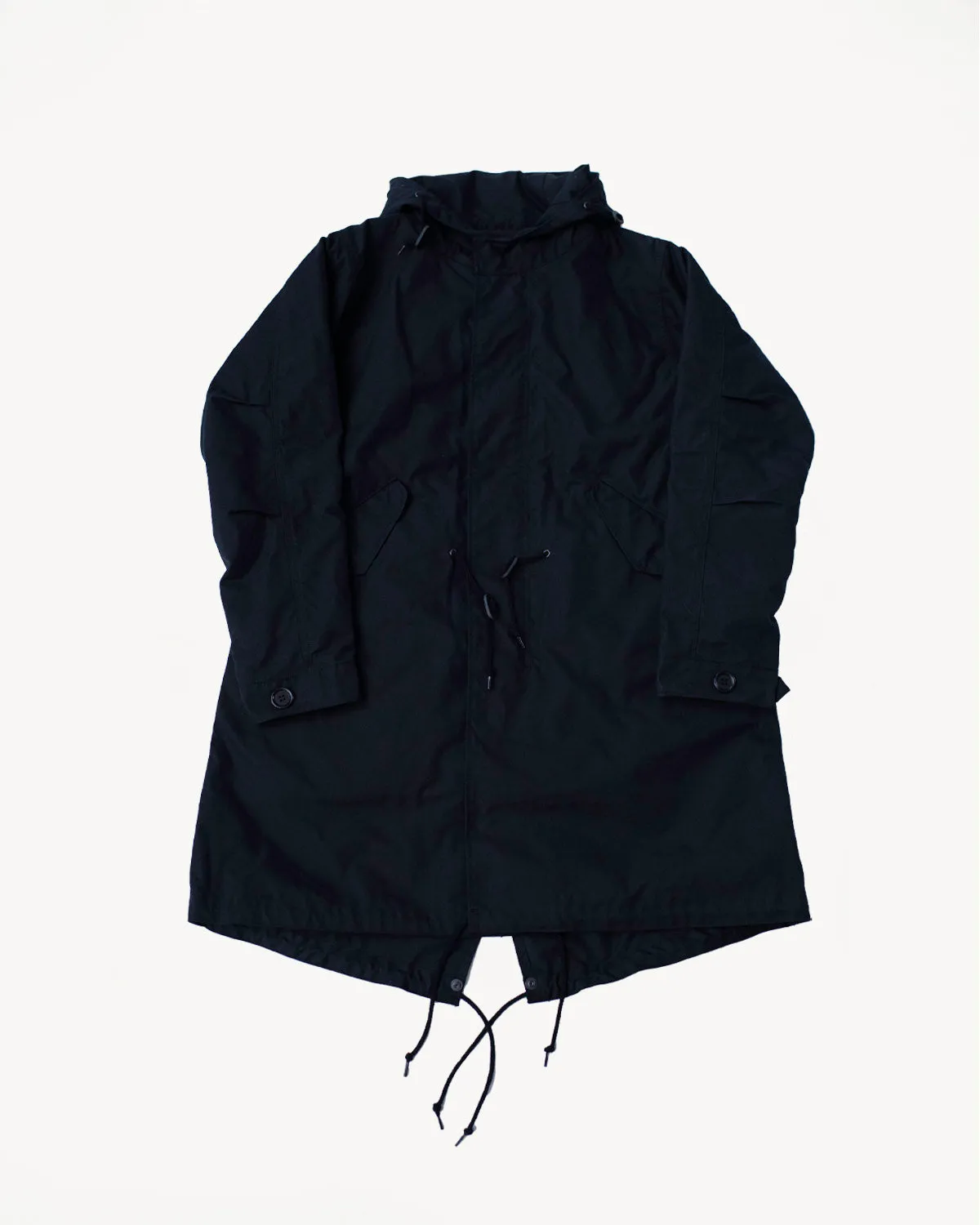 IHM-38-BLK - 5oz Quilted Lining M-51 Type Field Coat - Black