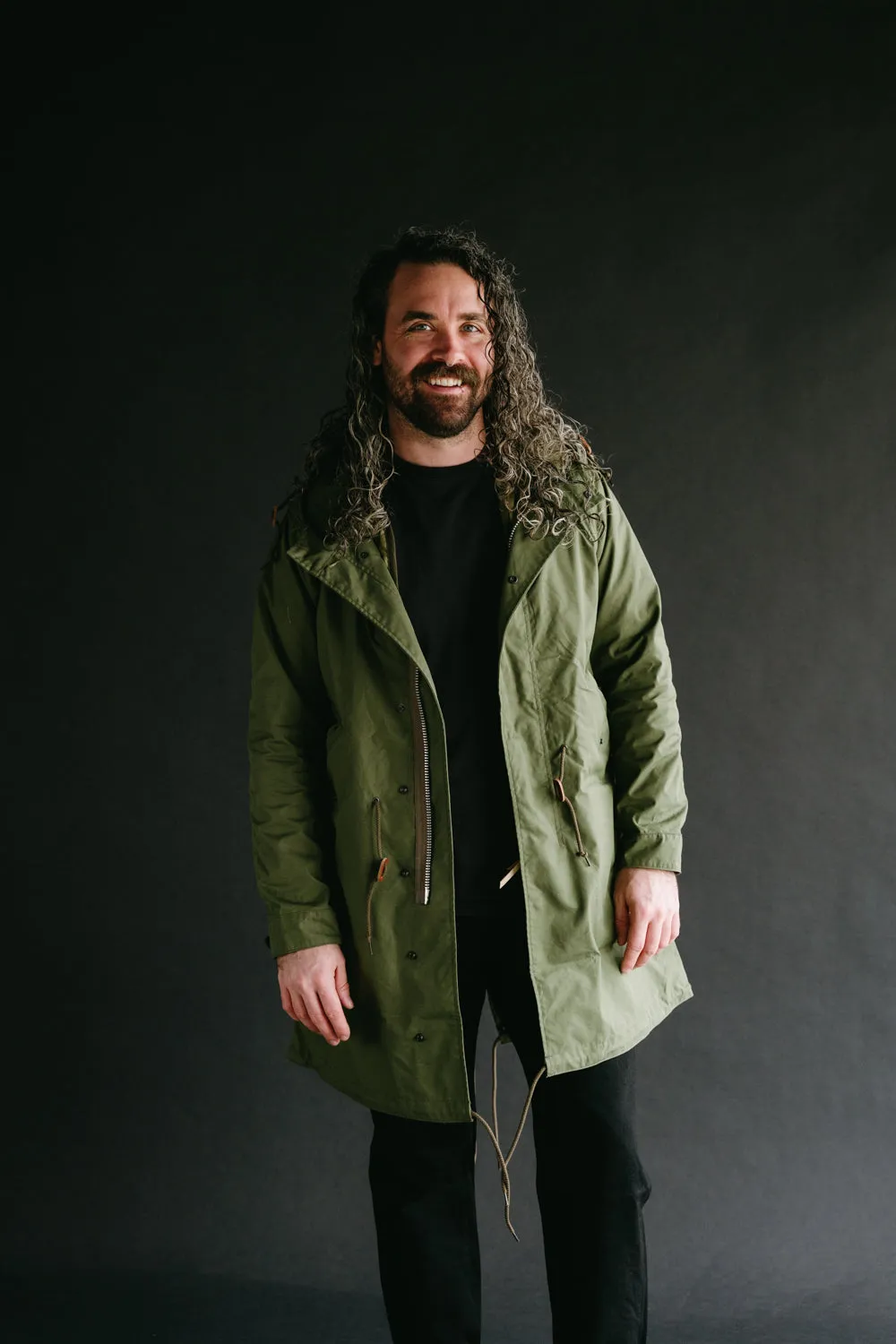 IHM-38-OLV - 5oz Quilted Lining M-51 Type Field Coat - Olive