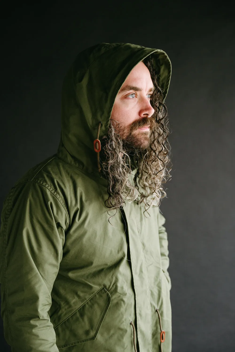 IHM-38-OLV - 5oz Quilted Lining M-51 Type Field Coat - Olive