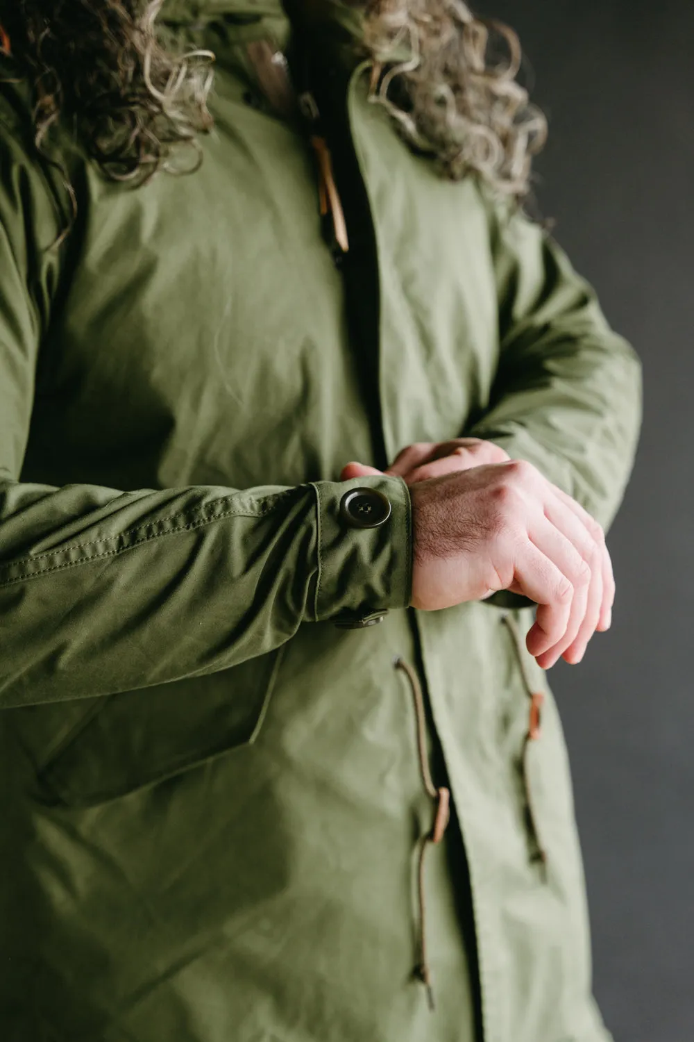 IHM-38-OLV - 5oz Quilted Lining M-51 Type Field Coat - Olive