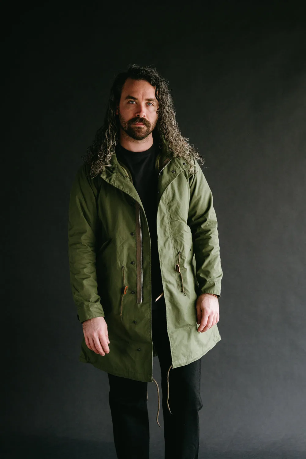 IHM-38-OLV - 5oz Quilted Lining M-51 Type Field Coat - Olive