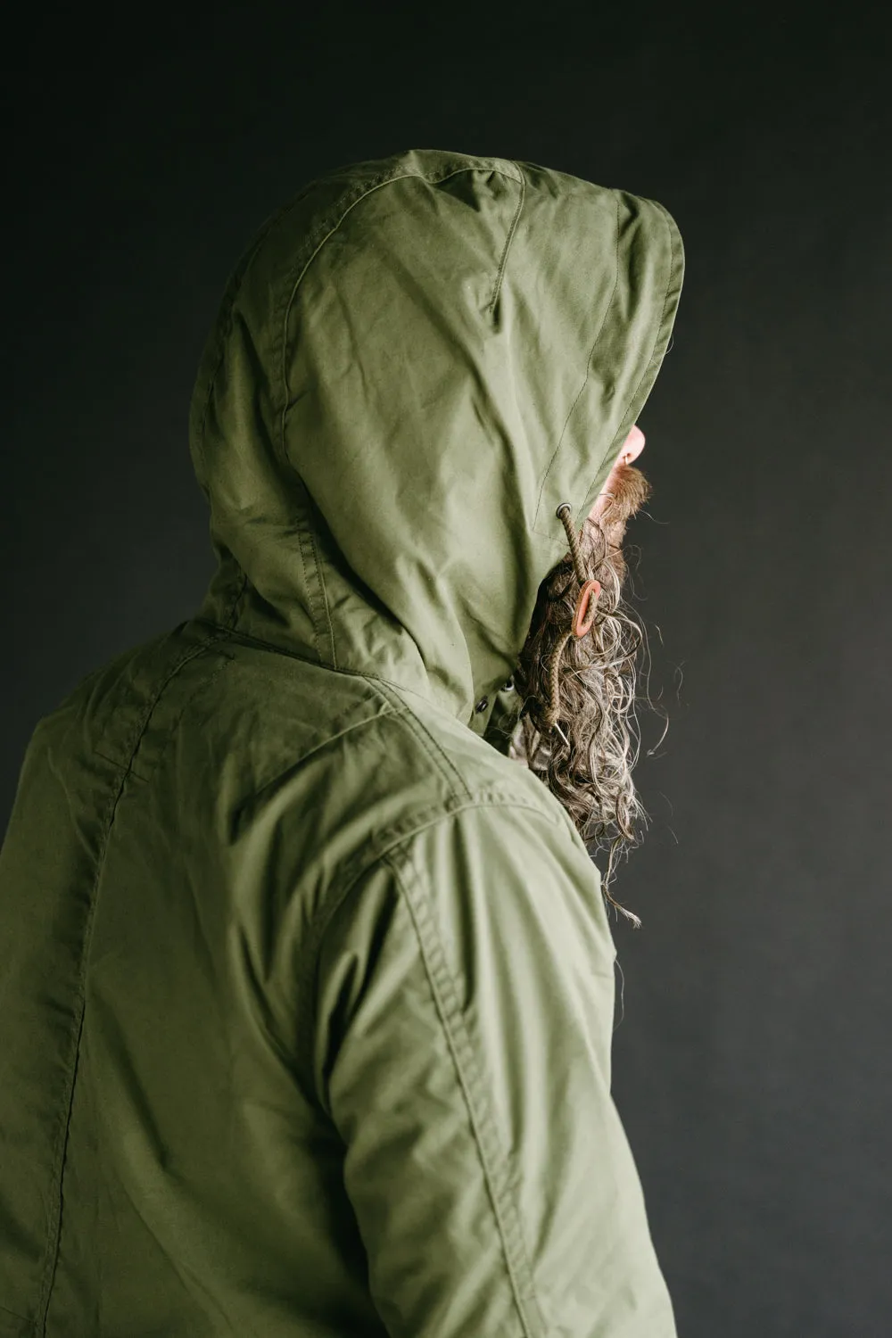 IHM-38-OLV - 5oz Quilted Lining M-51 Type Field Coat - Olive