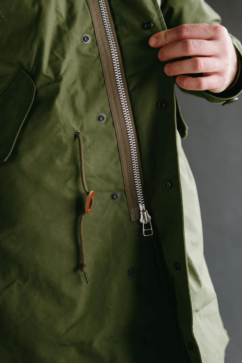 IHM-38-OLV - 5oz Quilted Lining M-51 Type Field Coat - Olive