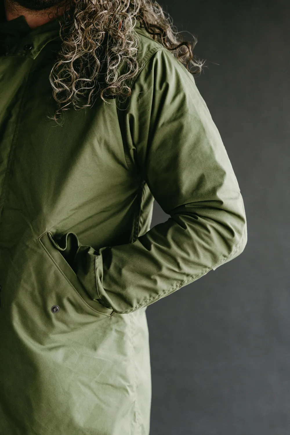 IHM-38-OLV - 5oz Quilted Lining M-51 Type Field Coat - Olive