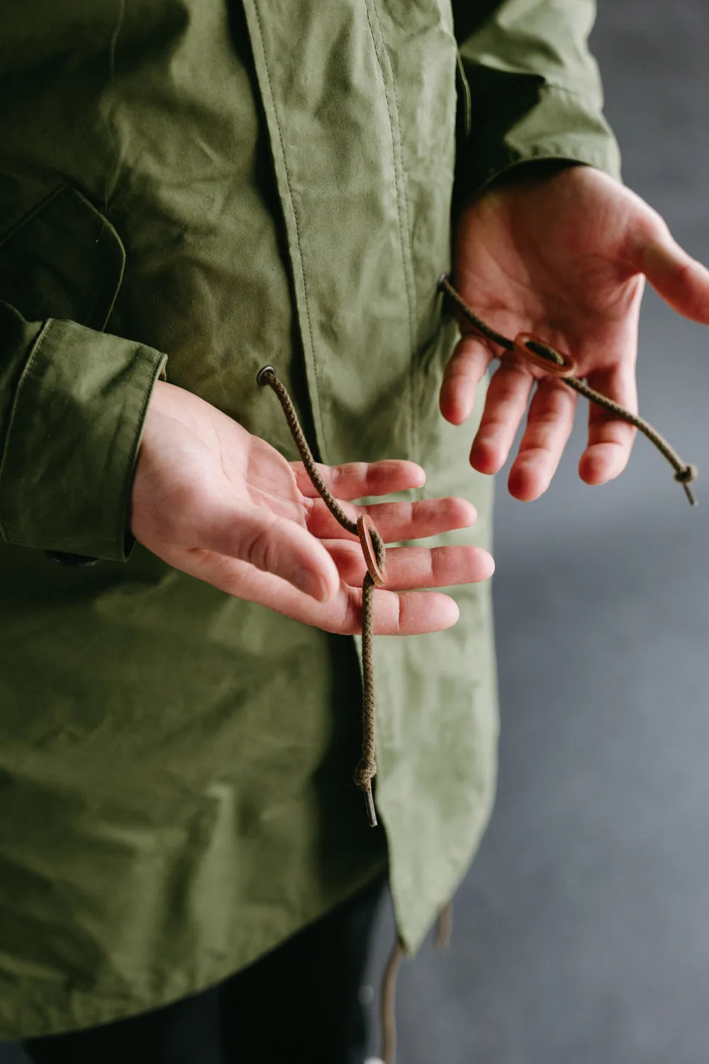 IHM-38-OLV - 5oz Quilted Lining M-51 Type Field Coat - Olive