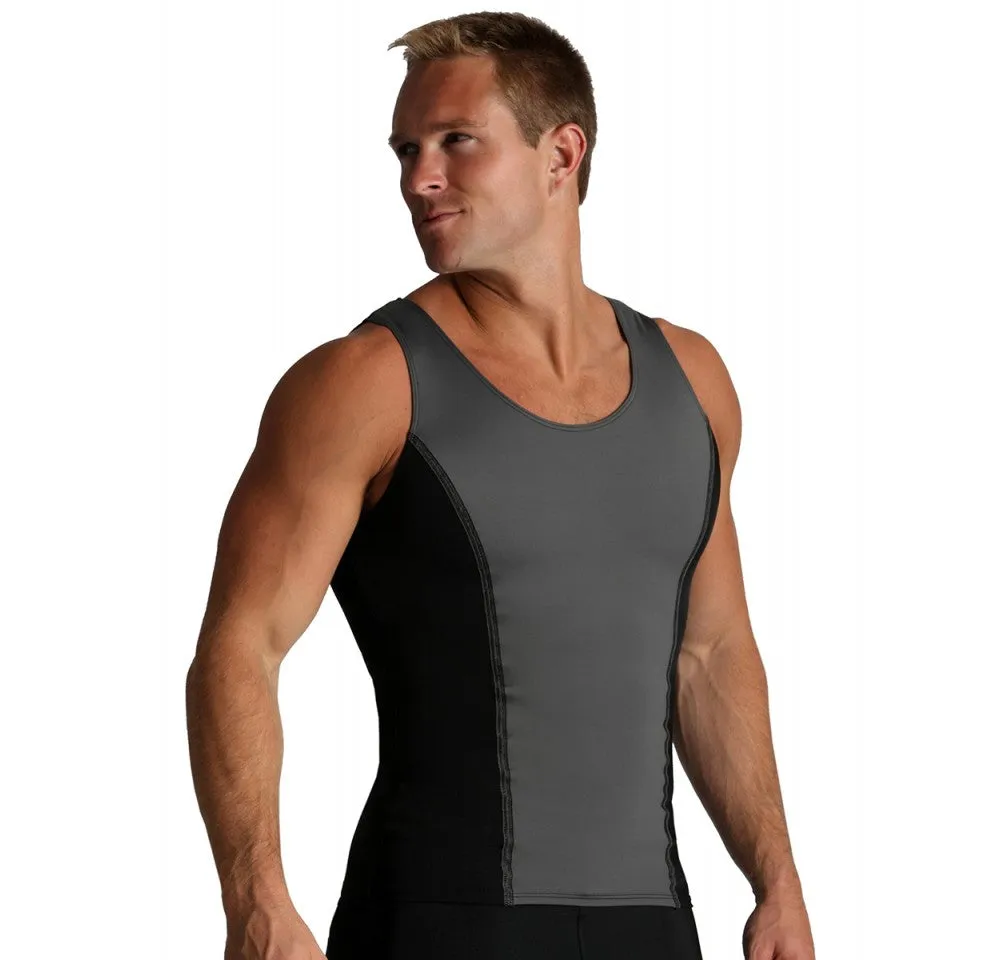 Insta Slim High Compression Activewear Muscle Tank ISMA00TT1