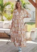 Jaase Berry Maxi Dress