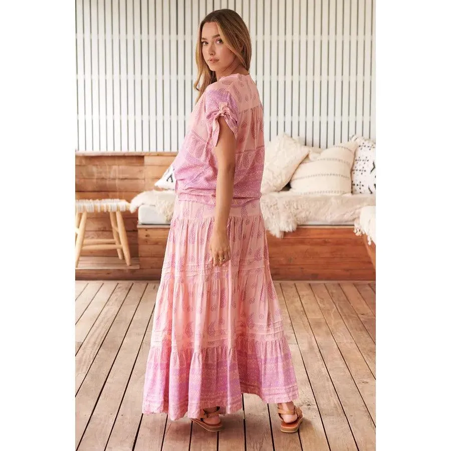 JAASE Ophilia Print Vital Maxi Skirt