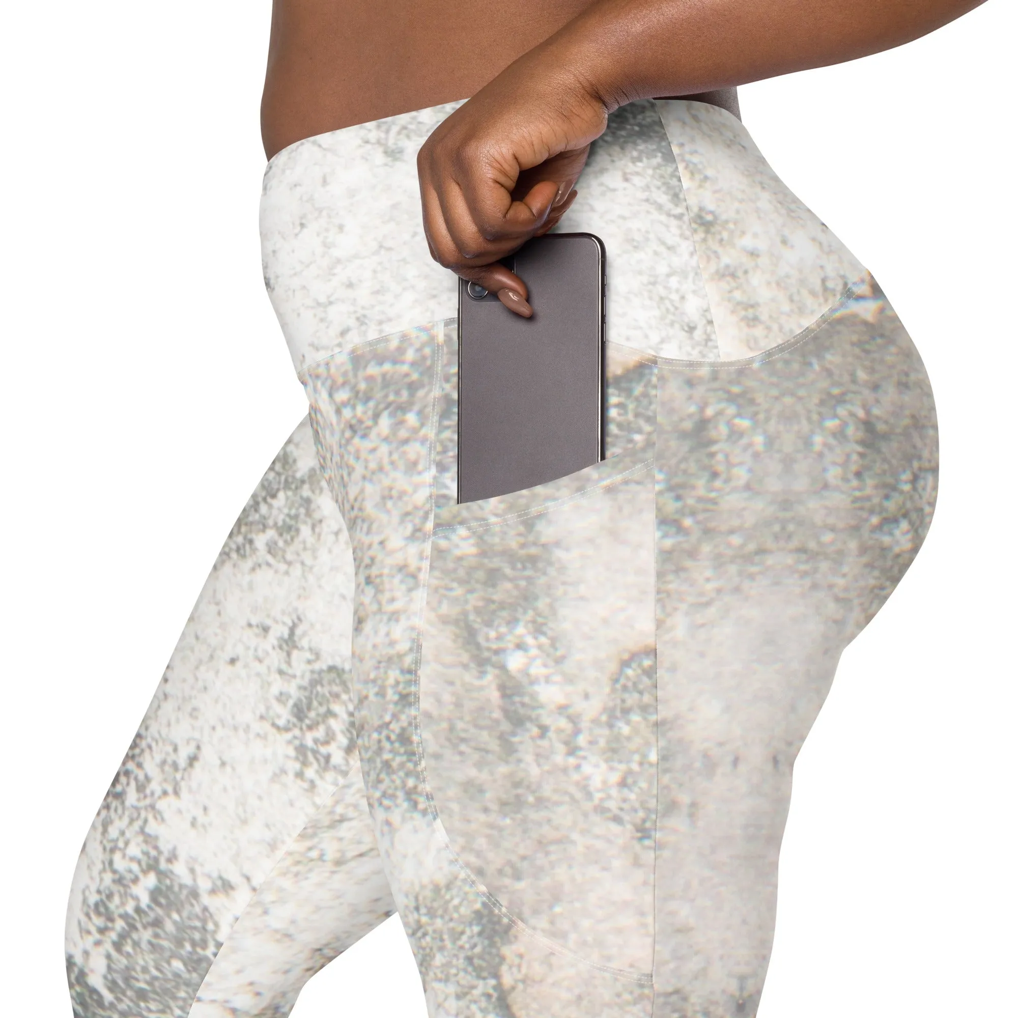 Jacquard Women Leggings with Pockets, lioness-love