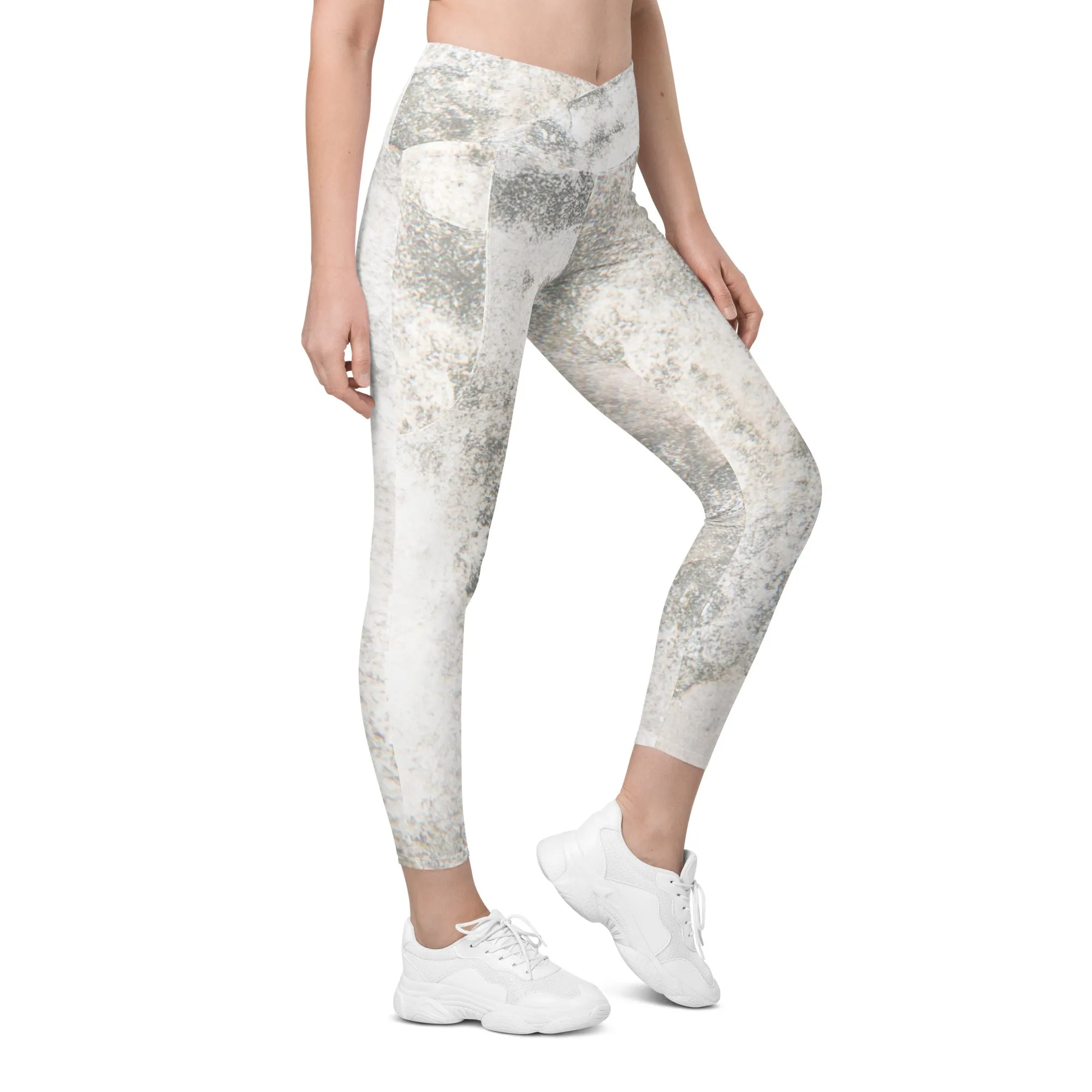 Jacquard Women Leggings with Pockets, lioness-love