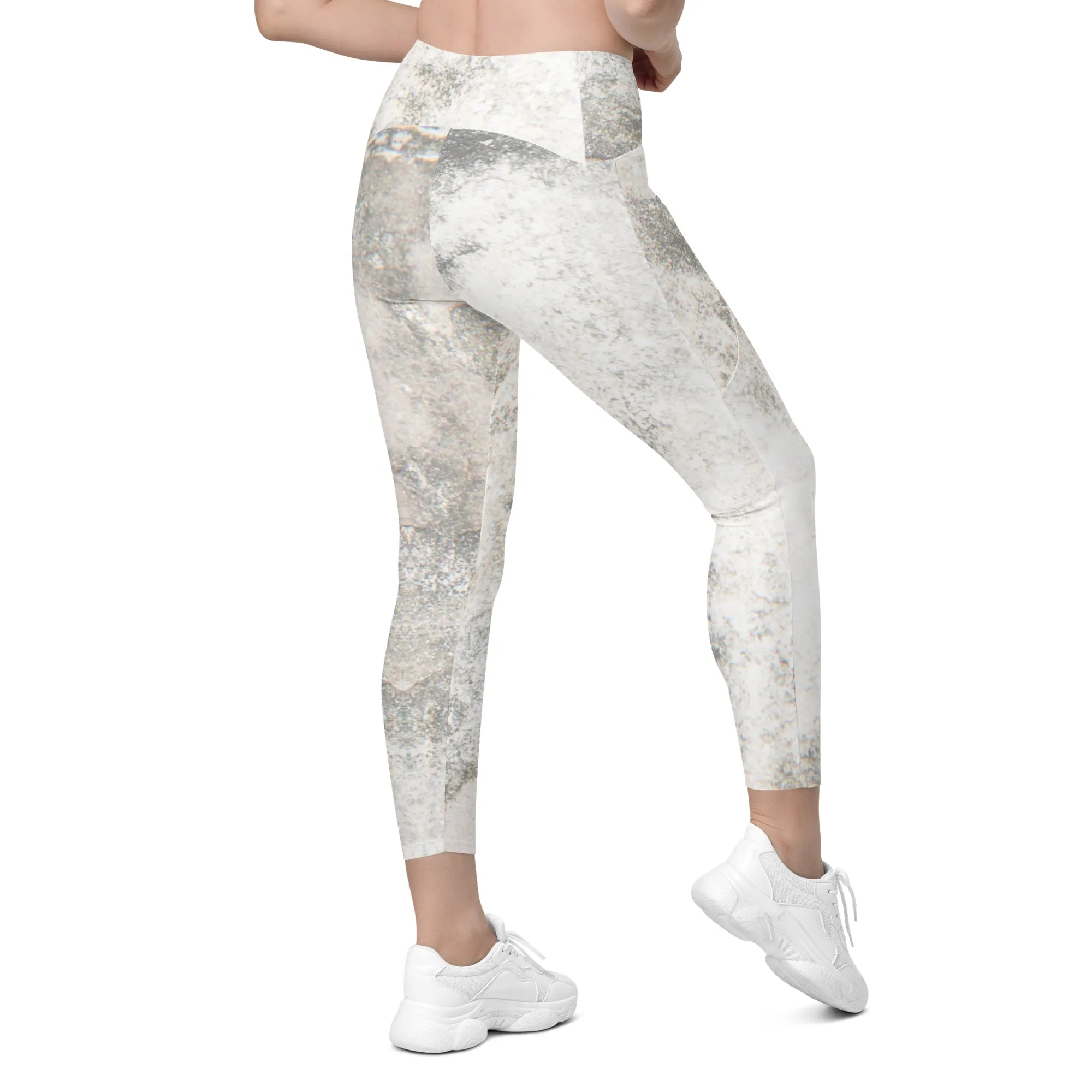 Jacquard Women Leggings with Pockets, lioness-love
