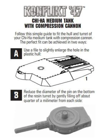 JAPANESE Chi-Ha medium tank with compression turret