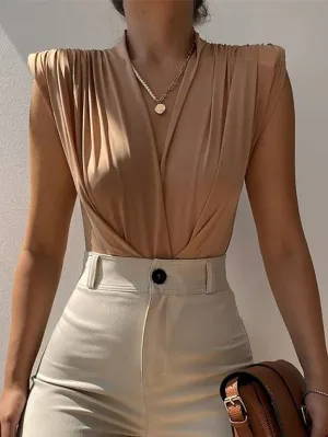 Juliet Sleeveless Bodycon Ladie Bodysuit