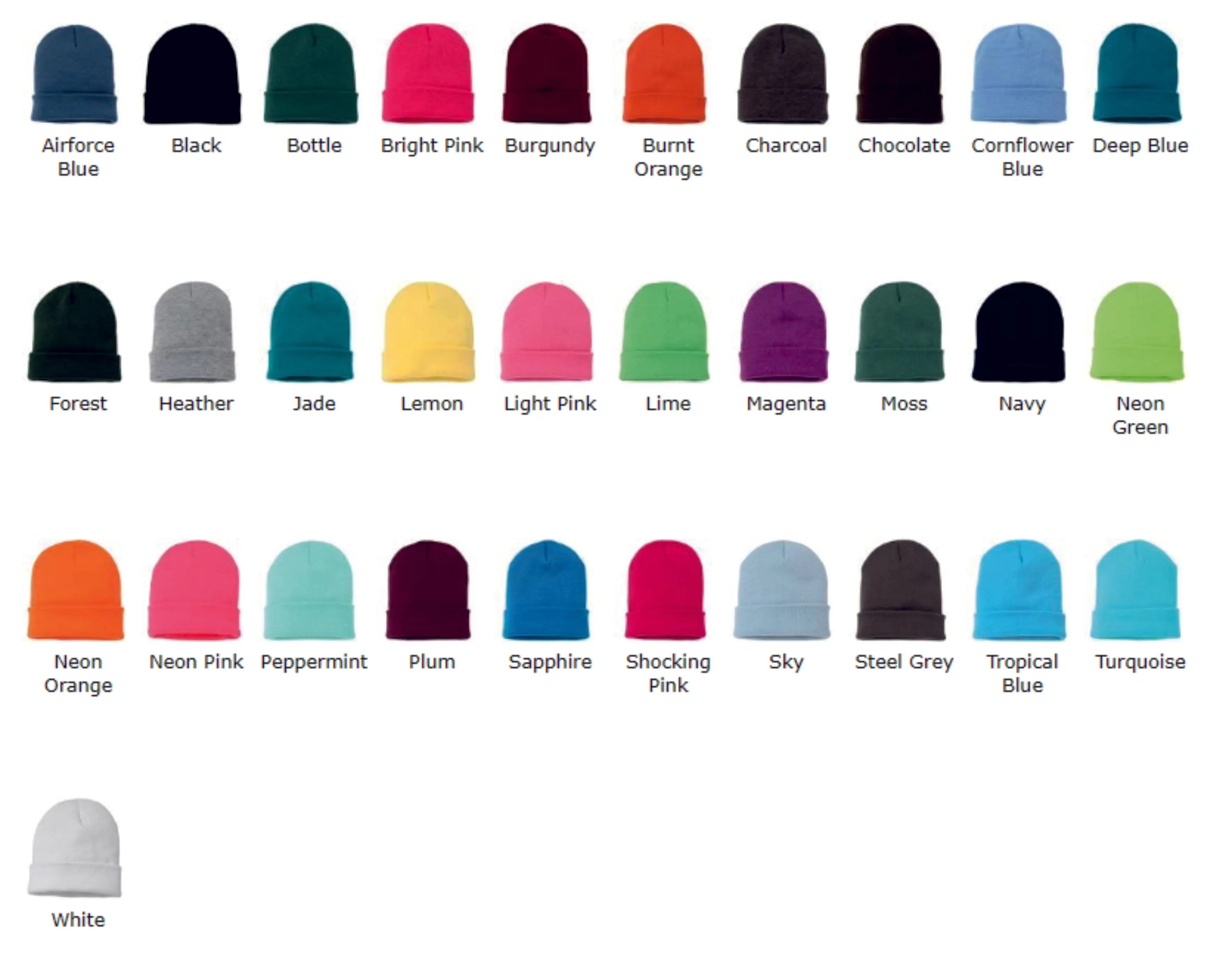 Knitted Turn-Up Beanie