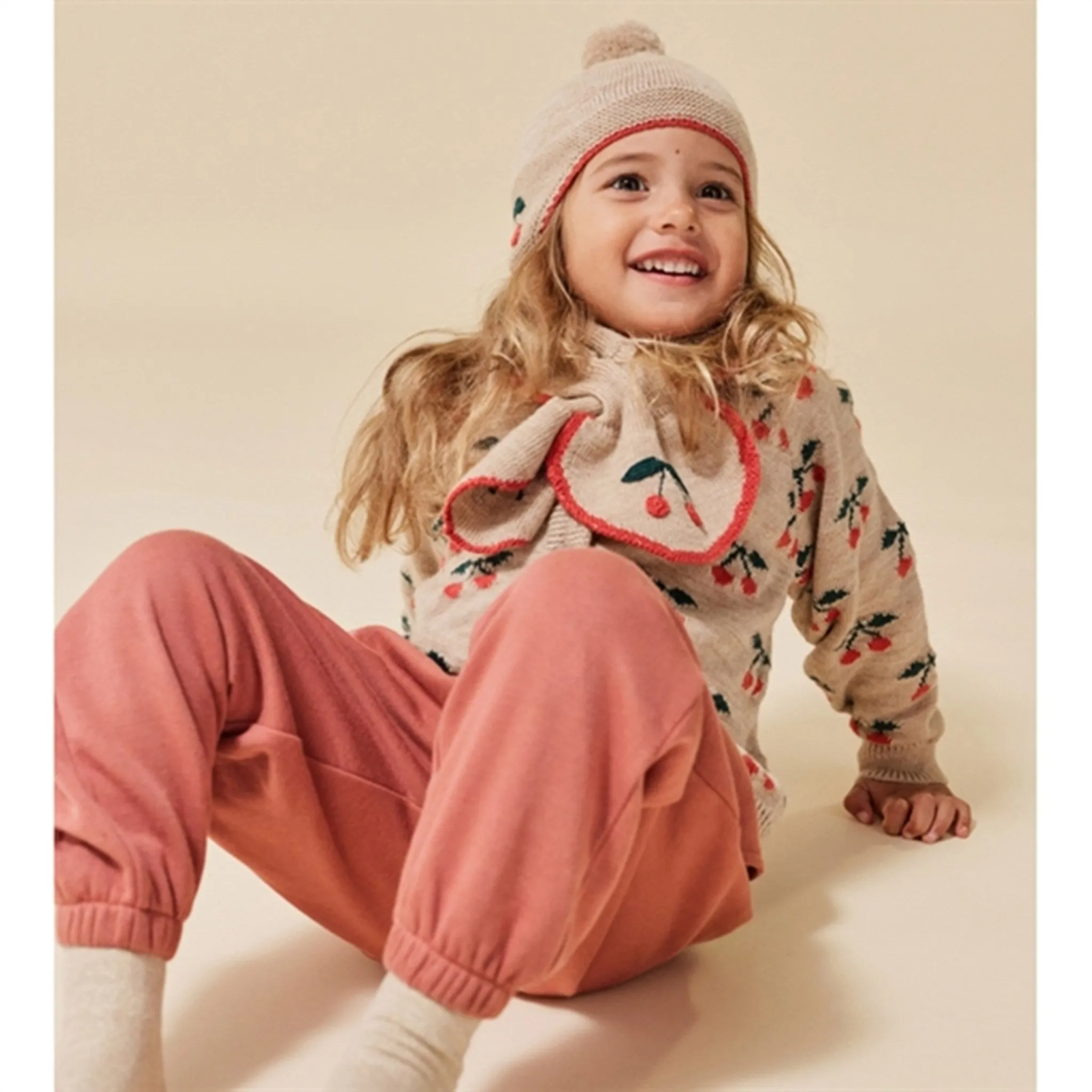 Konges Sløjd Beige Melange Sonja Knit Hat