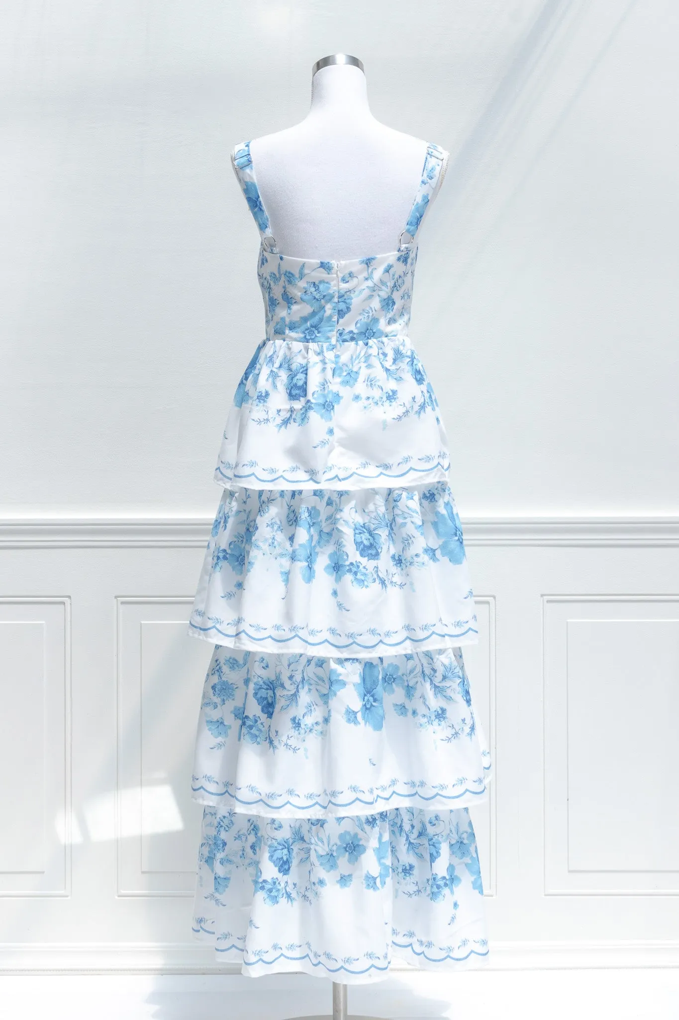La Vie En Rose Maxi Dress - Sky Blue