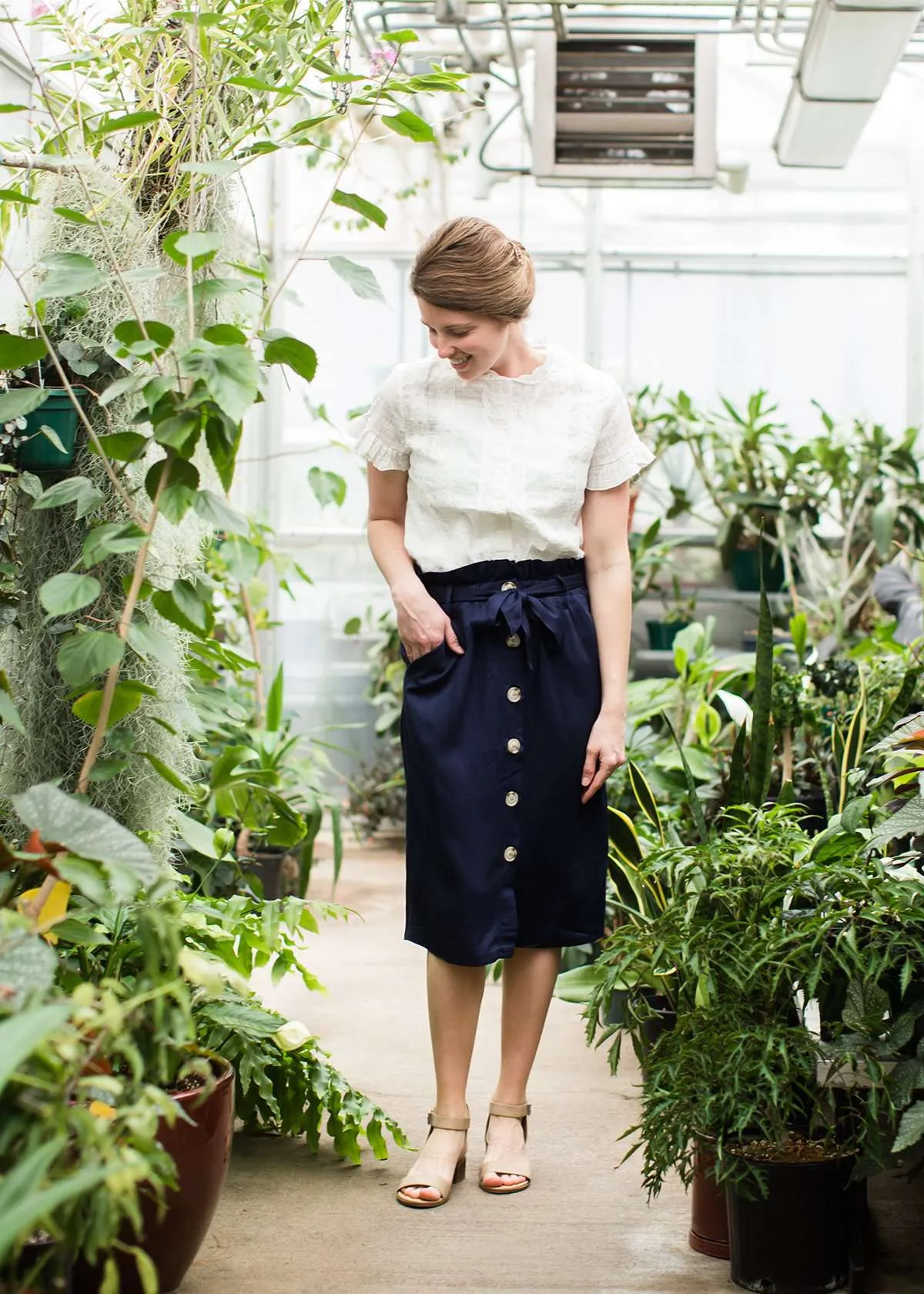 Lace Trim Lattice Top