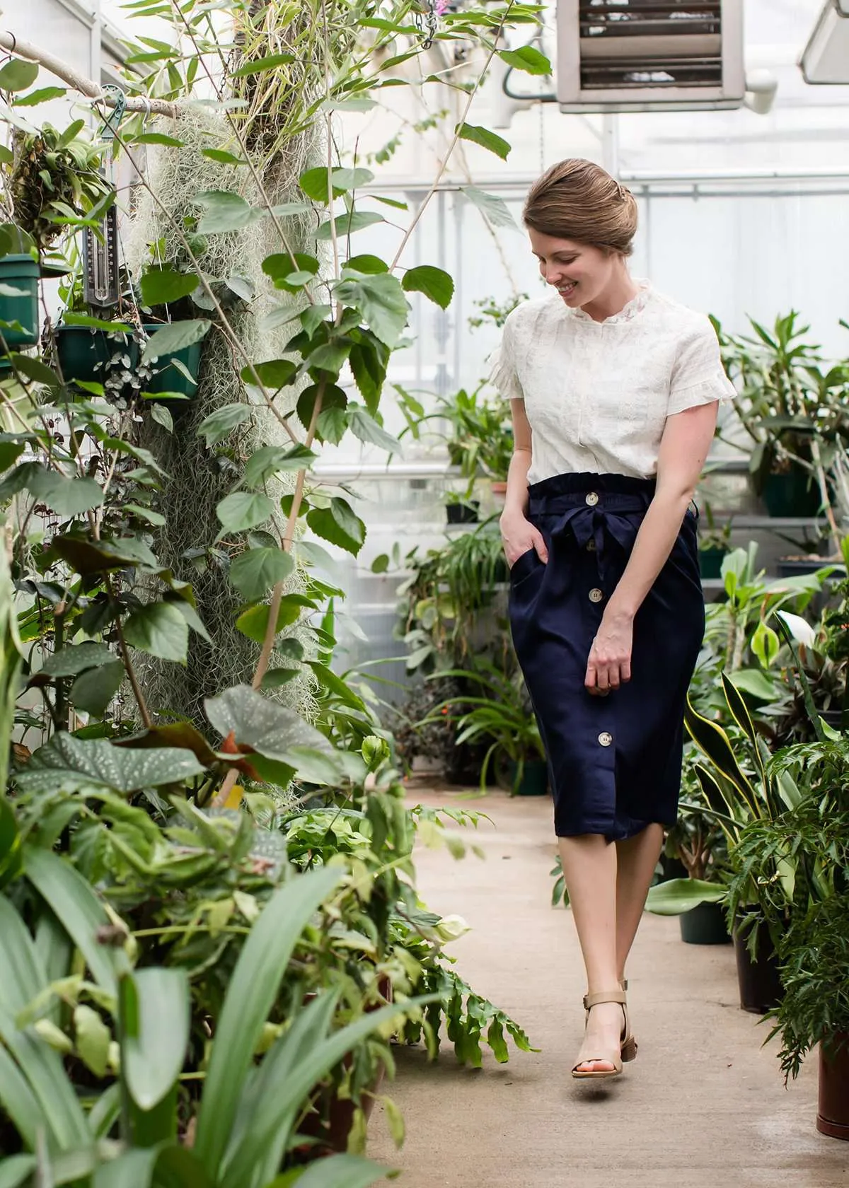 Lace Trim Lattice Top