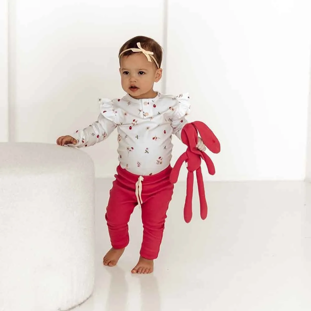 Ladybug Long Sleeve Organic Bodysuit