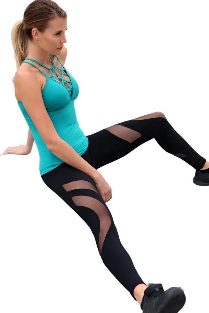 Last Chance! Equilibrium Activewear Long Top LT1106 Olivia Jade