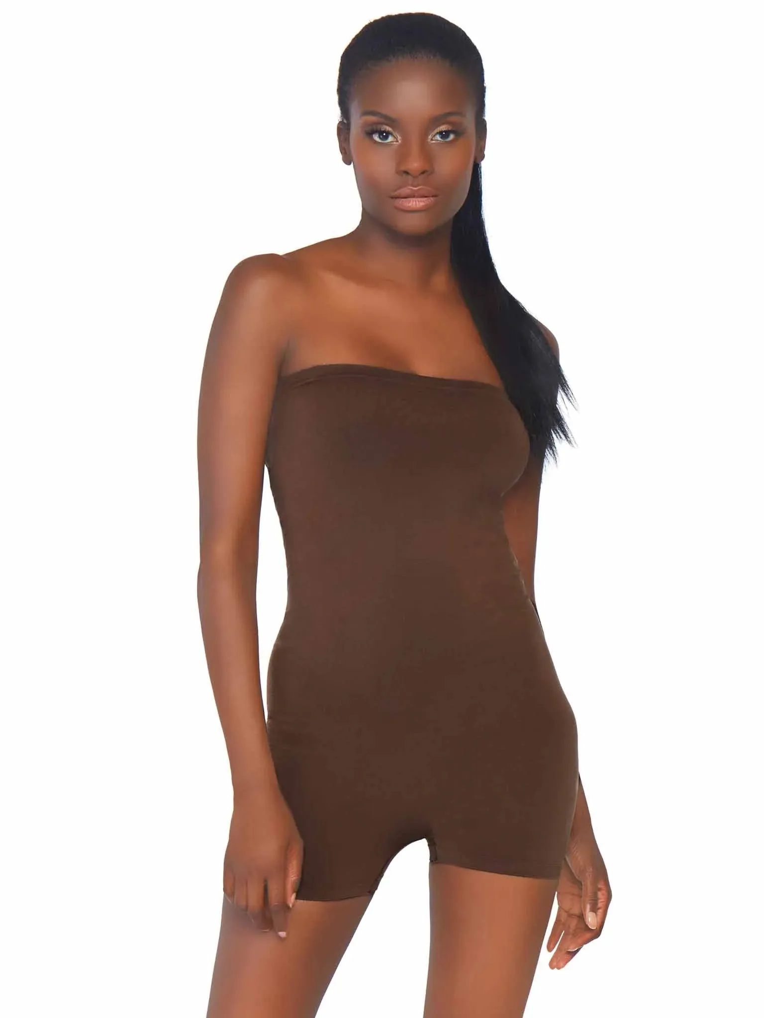 LEG AVENUE NK001 NAKED SHAPEWEAR ROMPER