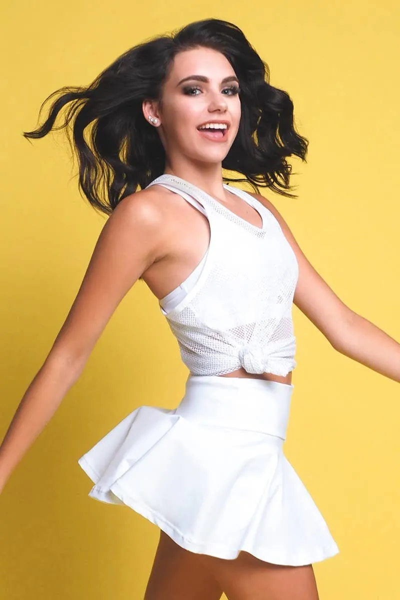 Legendary Flouncy Skirt in White