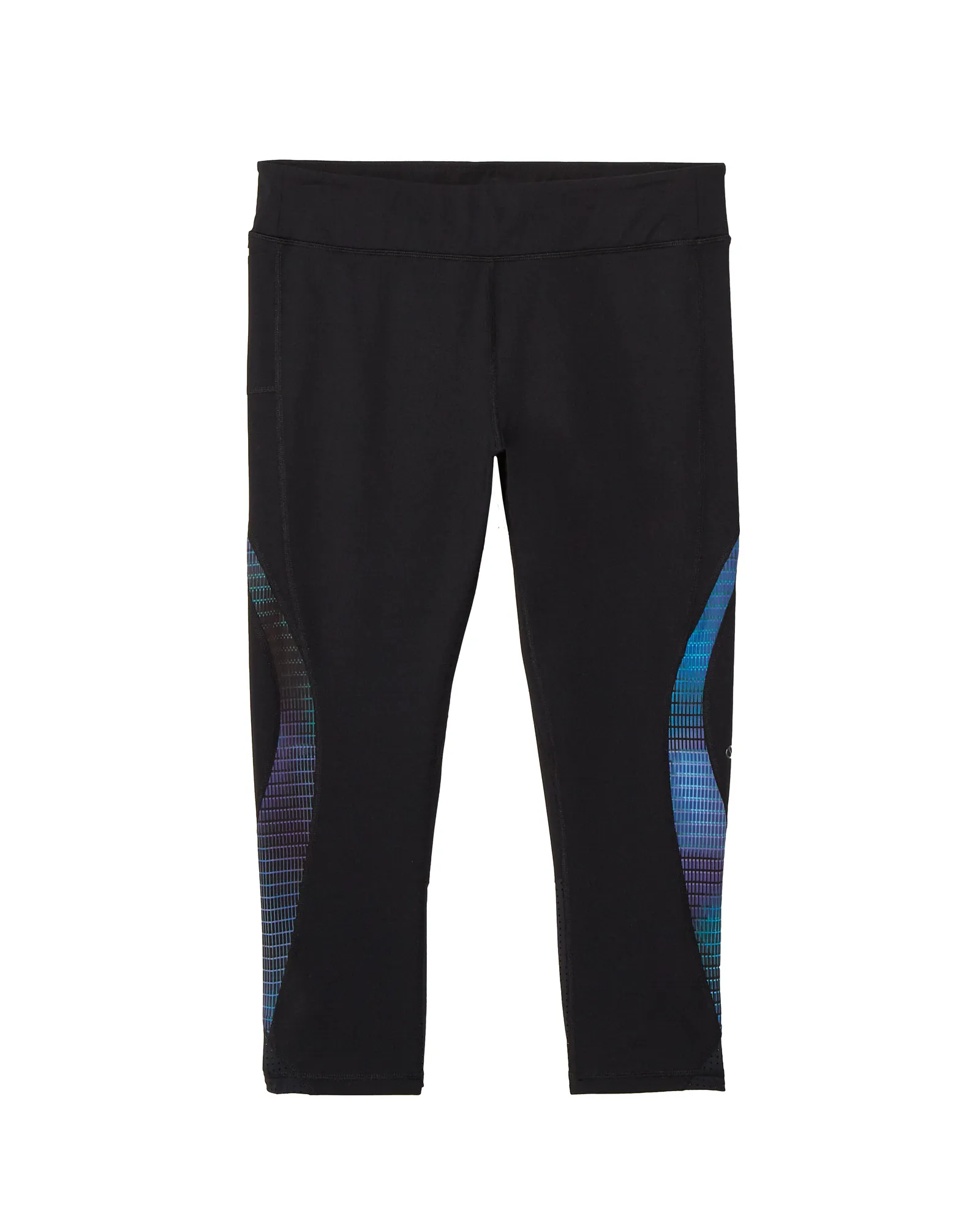 Liverpool Capri Tights | Black / Purple