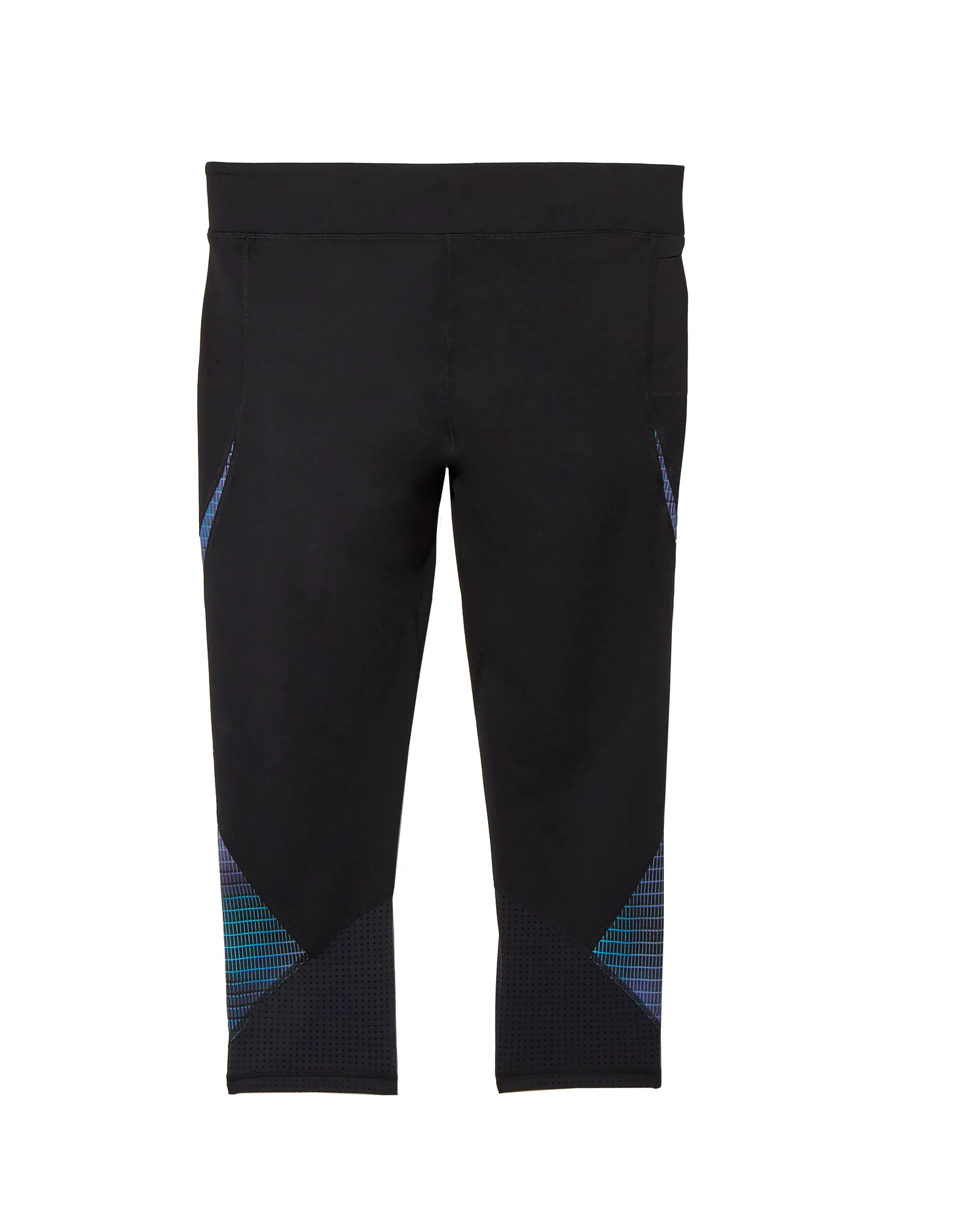 Liverpool Capri Tights | Black / Purple