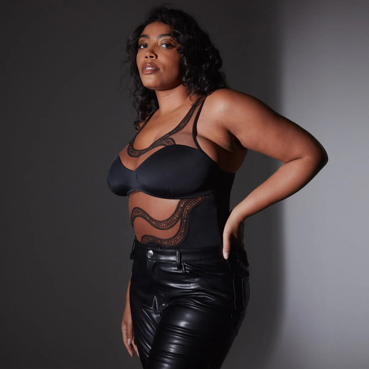 Manifesto Bodysuit - Available in Multiple Nudes - FINAL SALE