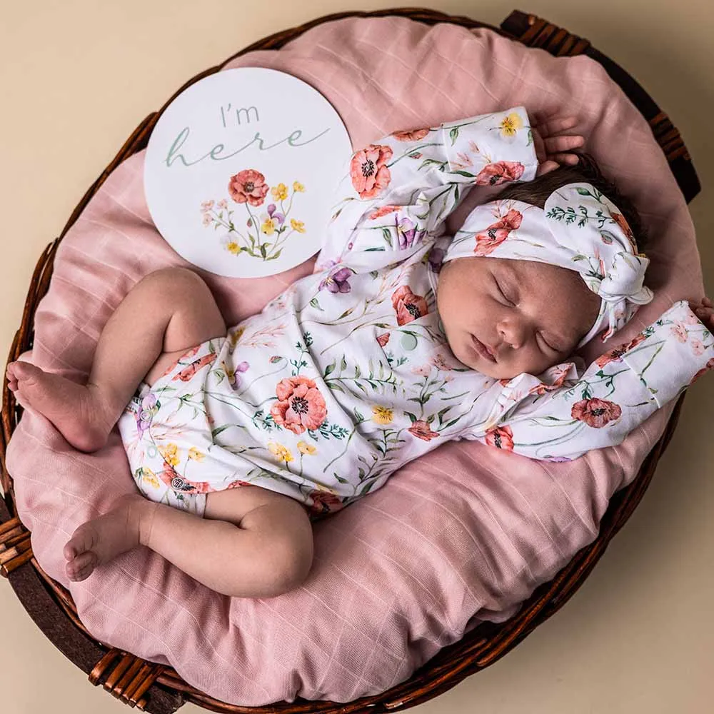 Meadow Long Sleeve Organic Bodysuit