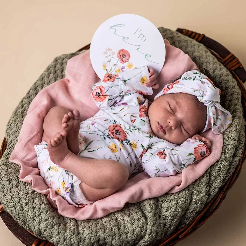 Meadow Long Sleeve Organic Bodysuit