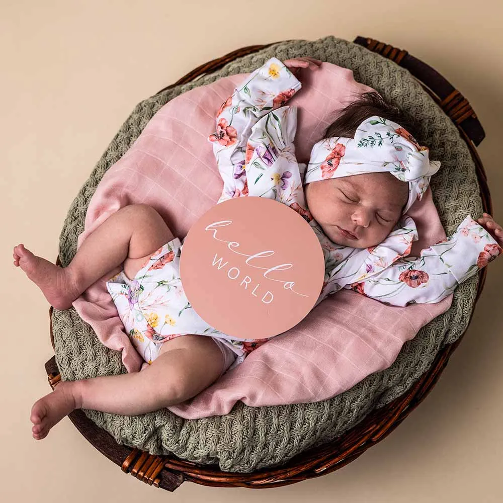 Meadow Long Sleeve Organic Bodysuit